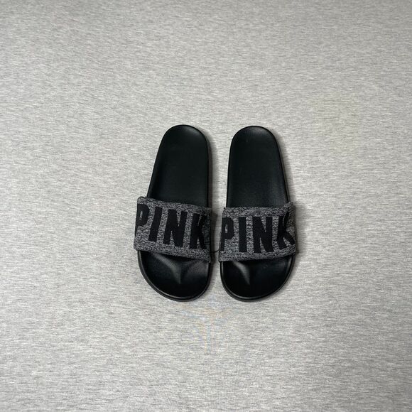 Victoria's Secret PINK Women’s Vintage Logo Stretch Sandal Slides - Picture 7 of 12